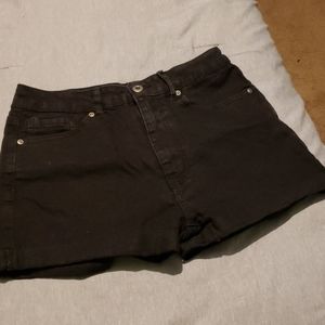 black denim shorts forever 21